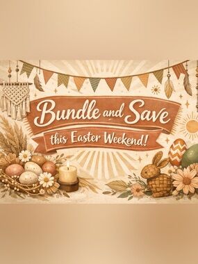 Easter Weekend Bundle & Save Graphic - Warm Earth Tones